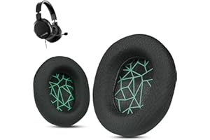 Krone Kalpasmos Arctis 7 poduszka na uszy, oddychająca tkanina, wymienne nauszniki, pasują do SteelSeries Arctis 1, Pro, 3, 5, 7, 7+, 7p, 7X, 9, Prime wszystkie modele bezprzewodowego zestawu