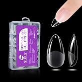 Nail Tips for Nail Design Home DIY Nail Art Nail Studio Medium Almond