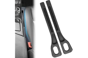NEKAPLO 2 Pcs Universal Car Seat Gap Fillers – Adjustable Car Interior Organizer, Easy Installation, Prevents Lost Items and Organizes Car Interior