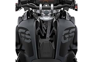 labelbike - Naklejka 3D na Motocykl Zbiornik Ochrona i Dekoracja żywicą kompatybilna z BMW R 1250 GS Triple Black 2021-2023 - Kolor Czarny Szary
