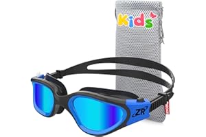 ZIONOR G1MINI - Occhialini da nuoto per bambini, polarizzati/non polarizzati, comodi per bambini, anti nebbia, protezione UV, per ragazze e ragazzi (anni 3-14)