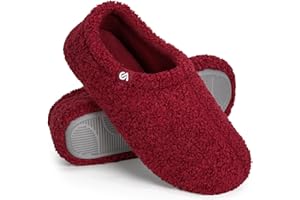 VeraCosy Ladies Memory Foam Plush Slippers Pantofole in cotone antiscivolo con fodera in pile polare