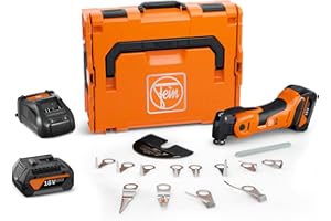 Fein Akku MULTIMASTER MM 700 1.7 Q Autoglas AS (18 V, Akku 5,0 Ah, AMPShare, Multitool, speziall für Kfz-Bereich, inkl. Zubehör-Set, Multifunktionswerkzeug in L-Boxx) 71293762000
