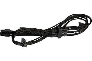 SILVERSTONE TECHNOLOGY SilverStone SST-PP06B-3SATA80M - 80cm 3x SATA & Slimline SATA Cable PSU manchonné, noir
