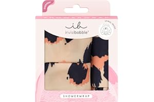 invisibobble - SET Showerwrap Leo - Bonnet de douche imperméable - Protège les cheveux de l'humidité & des frisottis - Motif léopard stylé - Réutilisable et tendance