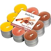 Bolsius Scented Tealight Candle, Scented with Candy and Spices, Mixed Color, 18 Pack, 4 Hours Burning Time - Home Candle - Interior Deco