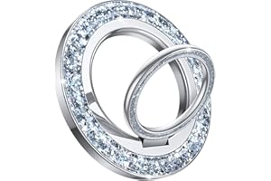 Lamicall Handy Ring Halterung für MagSafe - Glitzer Fingerhalter mit Feinen Zahnrädern, 360° Magnetisch Handy Griff Halter für iPhone 17/16/15/14/13 Pro Max Plus Air, Smartphone, Zubehör für MagSafe