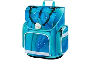 Baagl Schulranzen Jungen Mädchen für 1. Klasse (oder 2.Klasse), Ergo Schultasche Jungs Mädchen Grundschule, Leichter Kinder Ranzen Tornister Schulrucksack mit Brustgurt