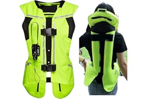 YXYECEIPENO Gilet Airbag D'équitation Équipement De Sécurité Équestre Avec Protection Dorsale Convient Pour Les Motos Et Les Véhicules Tout-terrain (unisexe) Gilet airbag moto ( Color : Green , Size : Large )