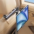 Support Tablette Voiture Fixe Au Tableau De Bord - Compatible 5 à 13 Pouces, Réglage 360°, Vissé