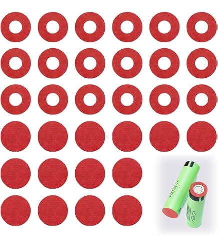 GERUI Lot De 800 Isolateurs De Batterie 18650 Autocollants Pour