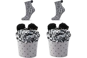 JARSEEN 2/3 Caja Regalo Navidad Calcetines Dia de san Valentin Super Suaves Cómodos Calentar Mujer DIY