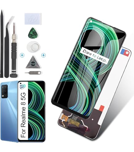 Panzer Glas Für Realme 8/8 Pro 4G – 9H Härte, Blasenfrei, Anti-Fingerabdruck, 2 Stück
