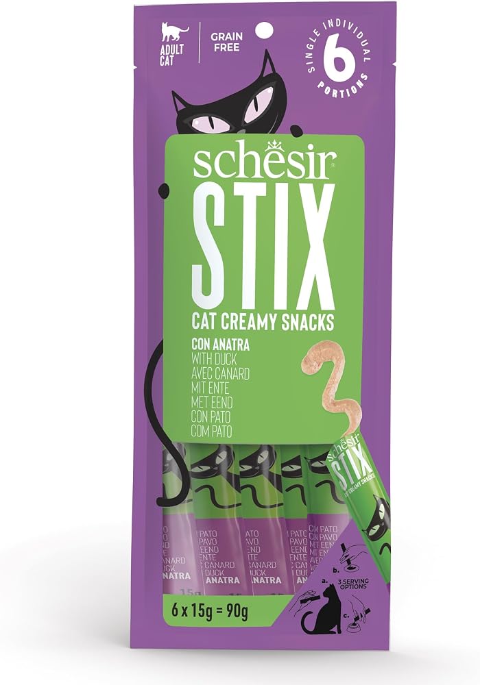 Schesir Stix Ördekli Krem Ödül Maması 12x6x15g