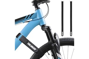 ‎TRILANCER Trilancer Pasy do Bagażnika Rowerowego,Regulowane Pasy Stabilizujące do Roweru, Pasy Mocujące z Hakiem i Szlufką do Mocowania na ścianie i do Transportu i Przechowywania (75cmx3,8cm(2 sztuki))