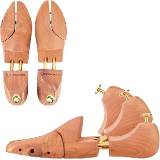 Shoe mistri Cedar Wood Shoe Tree for Men & Women – Adju...