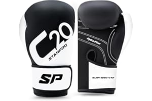 Starpro | Rękawice bokserskie C20 i rękawica do silnych ciosów i szybkich KO | Rękawice bokserskie dla mężczyzn, Rękawice bokserskie dla kobiet, Rękawice do kickboxingu, Rękawice bokserskie, Rękawice bokserskie, Rękawice bokserskie 16 oz