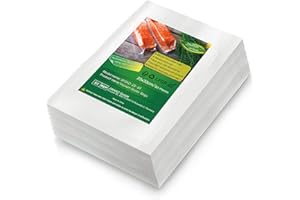 BoxLegend Sacchetti Sottovuoto Alimenti, 50 Sacchi Extra Grandi 23x33 cm per Conservazione Degli Alimenti e Cottura Sottovuoto, Senza BPA, Compatibile con Qualsiasi Macchina per Sottovuoto