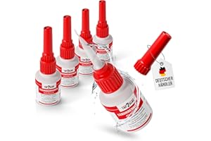 Langlauf Schuhbedarf® Top2Glue Super Glue, Thin Liquid, 50 g, Industrial Quality for Crafts, Household Use, Hobbies, Model Building (5 Bottles)