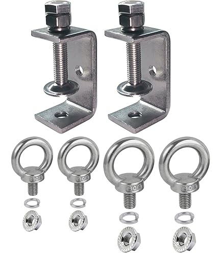 WEKBOSS Kleine C-Klemmen für Holzbearbeitung 21 mm, Robuste Edelstahl