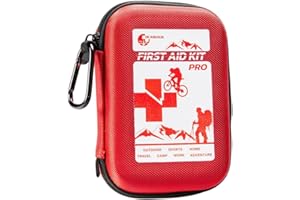 DR.KUECHLER MEDICAL Dr. Küchler Medical PRO Erste-Hilfe-Set Outdoor - 35-teiliges First Aid Kit für Wandern, Fahrrad & Camping - wasserdicht, DIN-konform mit Kompass, Notpfeife & Kompass Color First AID KITS:rot'