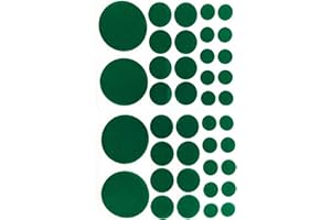 JAM2DAY 40 Pcs Assorted Adhesive Felt Pads To Protect Surfaces, Stick On Ornaments etc.