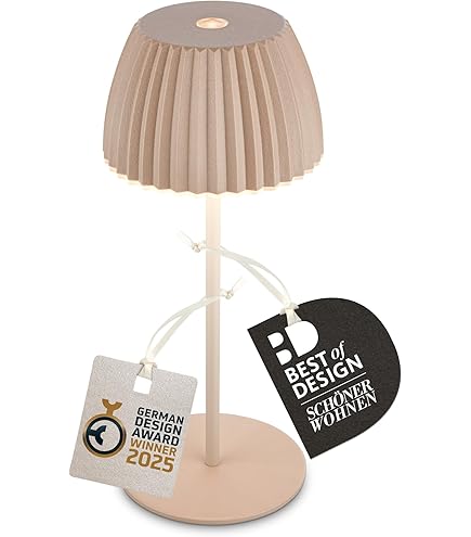 REV Touch 200 Stijlvolle tafellamp, bedlamp, tafellamp draadloos, 4000 mAh, 200 lm, 2 W, warmwit, IP44, wit REV Touch 200 Stijlvolle tafellamp, bedlamp, tafellamp draadloos, 4000 mAh, 200 lm, 2 W, warmwit, IP44, wit