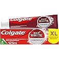 Colgate Max White Luminous Toothpaste 125ml, Teeth Whitening Toothpaste with Clinically Proven Formula that Removes Up to 100% of Surface Stains