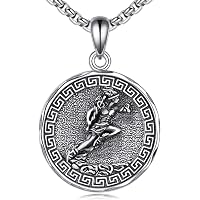 Collana In Argento 925 Con Ciondolo Artemide - Dea Greca Della Caccia E Della Luna - Gioiello Mitologico