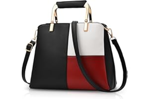 NICOLE & DORIS NICOLE&DORIS Women Handbags Top Handle Bag with Long Strap Crossbody Messenger Bag Tote Satchel for Ladies PU Leather