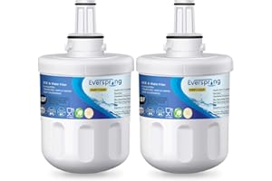 EVERSPRING 2X Sostituzione Cartuccia Filtro Acqua Frigorifero per Samsung Aqua Pure Plus DA29-00003F DA29-00003G DA29-00003B DA97-06317A HAFCU1 / XAA HAFIN2 / Exp APP100 / 1 WSS-1 WF289 (fattura)