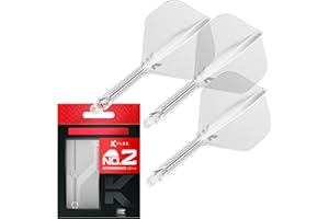 Target Darts K Flex Plumas y Cañas Integradas, No.2 | Pack De 3 K-Flex - No2, Kflex All In One Plumas y Cañas Moldeadas Dardos Longitudes: Corto, Intermedio y Medio | Accesorios Profesionales Dardos