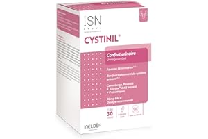 ISN - Ineldea Santé Naturelle Cystinil - Complément alimentaire à base de Cranberry, Pissenlit, Probiotiques - Confort urinaire - Cure 30j