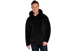 CityComfort Mens Hoodies - Super Soft Fluffy Hoodie Pullover for Men and Teenagers - M-3XL Fleece Lounge Wear - Gifts for Him