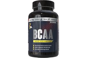 MR RUN BCAA Capsules 3000mg - 120 Capsules - High Strength Advanced Essential Amino Acids - Pre Workout Energy, Muscle Strength, Faster Recovery - Easy-to-Swallow Vegan BCAAs Tablets (not Powder) 30 Servings