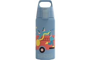 SIGG - Isolierte Trinkflasche Kinder - Shield Therm ONE - Für Kohlensäurehaltige Getränke Geeignet - Auslaufsicher & Leicht - BPA-frei - 0,5L