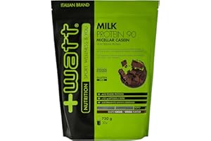 +WATT Milk Protein 90 - Proteina a Lento Assorbimento- Formato: Doypack 750 g - Gusto: Cacao