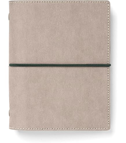 Filofax Domino Soft Organiseur Personnel En Jonc De Mer - Agenda Avec Fermeture Élastique