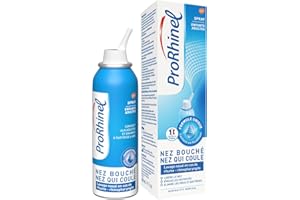 Prorhinel Spray Nasal Pour Enfants et Adultes, Pour Nez Bouché et Qui Coule, Aide À Eliminer Les Bactéries, 100 ml