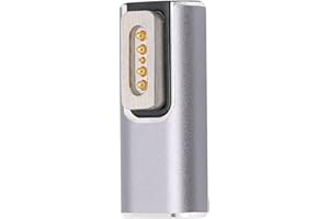 LAZMIN112 Typ C do Adaptera Magnetycznego, Złącze USB C L Tip PD Szybkie ładowanie Kabel Typu C Transfer Danych Adapter Magnetyczny do Laptopa OS X(Typ C na adapter magnetyczny)