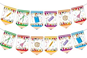 HARNYLOOM Rentrée Scolaire Bannière 2025, Salle de Classe Décorations Back to School Premier Jour des Etudiants Fourniture Scolaire Décor Fête Cadeaux Accessoires Photo (Blanc)