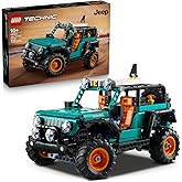 LEGO Technic Jeep Wrangler Rubicon SUV 42227-10 Yaş ve &Uuml;zeri &Ccedil;ocuklar i&ccedil;in Oyuncak Lastik &Ouml;rdek ve &Ccedil;ıkarılabilir S&ouml;rf Tahtası