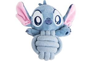 CERDÁ LIFE'S LITTLE MOMENTS Jouet pour Chien Corde Stitch résistante Officielle Disney / interactif idéal pour mâcher, Jouer et Garder Votre Animal de Compagnie Amusant et Actif