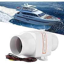 Ventilatore Di Sentina Marina Tbest - 4 Pollici, 12V/24V, 270CFM, Per Barche E RV - Foto 5