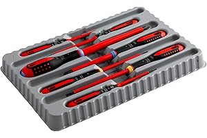 Bahco 9888S BE-9888s VDE Ergo Slot/Pozi Screwdriver Set (7 Pieces)