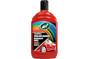 Turtle Wax 52711 Color Magic Car Polish Cuidado de la Pintura Rojo 500 ml – Restaura el color y el brillo