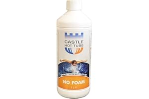 CASTLE HOT TUBS 1 LITRE CONCENTRATED NO FOAM CASTLEHOTTUBS DE-FOAMER ANTI FOAM HOT TUB SPA