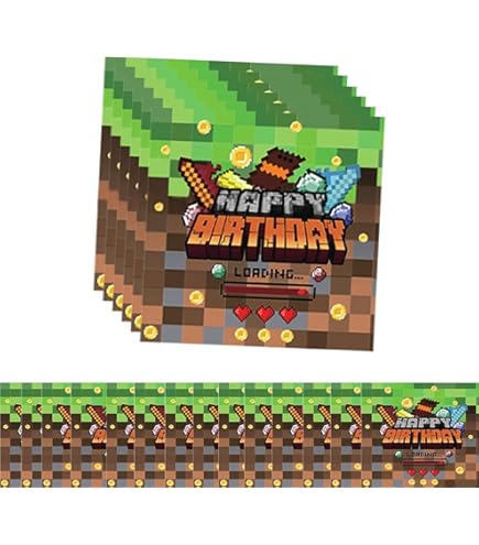 Lot De 16 Serviettes En Papier Jetables | Happy Birthday | Motif À Pois