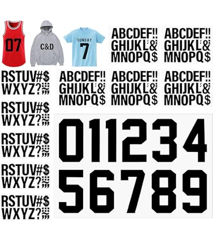 Numeri Termoadesivi Per Maglie Calcio 22 Numeri Termoadesivi Per