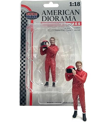 Figurine 1/18 Enzo Avec Planchette à Pinces Par KK Scale Models, Résine